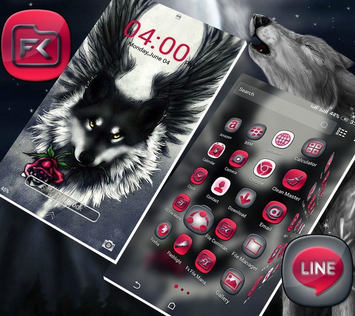 Wolf Launcher Theme screenshot image 1_Popularmodapk.com