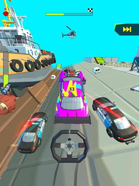 Crazy Rush 3D - Car Racing screenshot image 7_Popularmodapk.com
