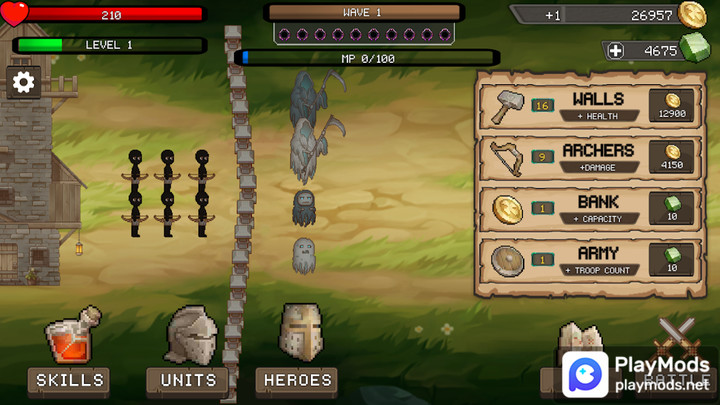 Stick War: Zombie Battle<span>(No Ads)</span> screenshot image 1_Popularmodapk.com