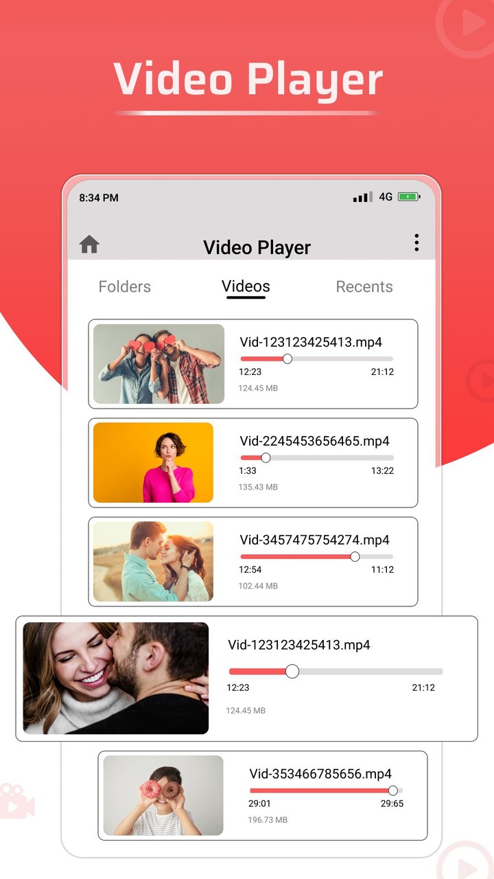 XNX Video Player - HD Videos screenshot image 2_Popularmodapk.com