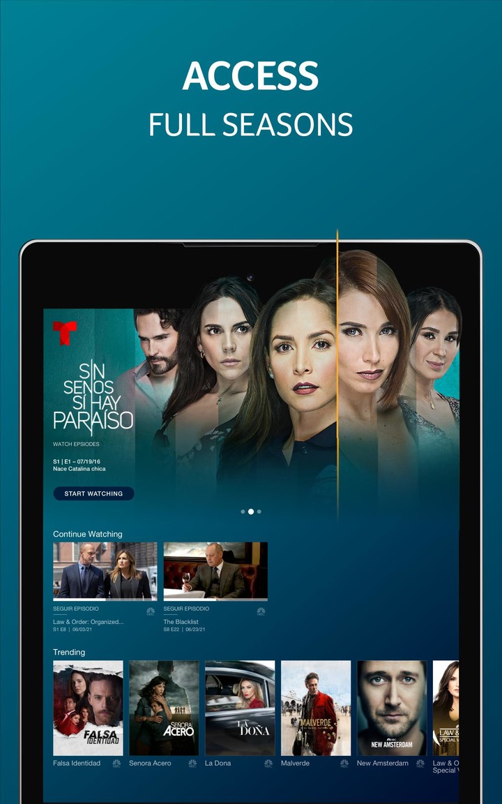 Telemundo: Series y TV en vivo screenshot image 16_Popularmodapk.com