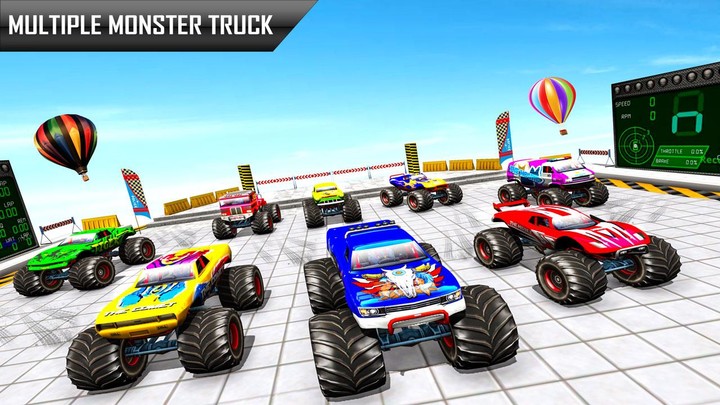 Police Monster Truck Stunt Car screenshot image 5_Popularmodapk.com