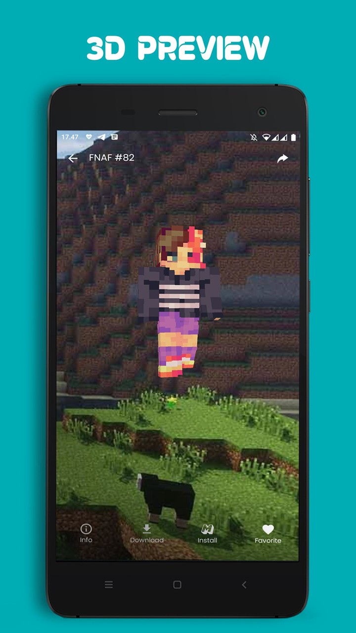 FNAF Skins Minecraft PE screenshot image 7_Popularmodapk.com