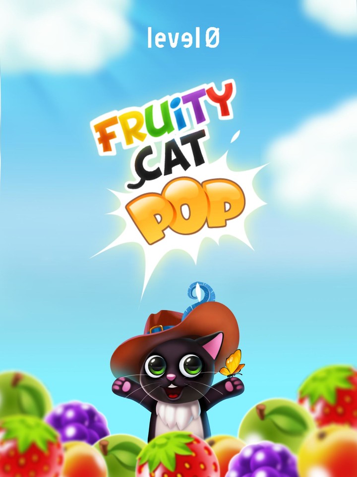 Fruity Cat -  bubble shooter! screenshot image 3_Popularmodapk.com