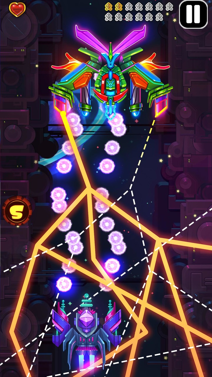 Galaxy Wing: Mechworm Crisis screenshot image 5_Popularmodapk.com
