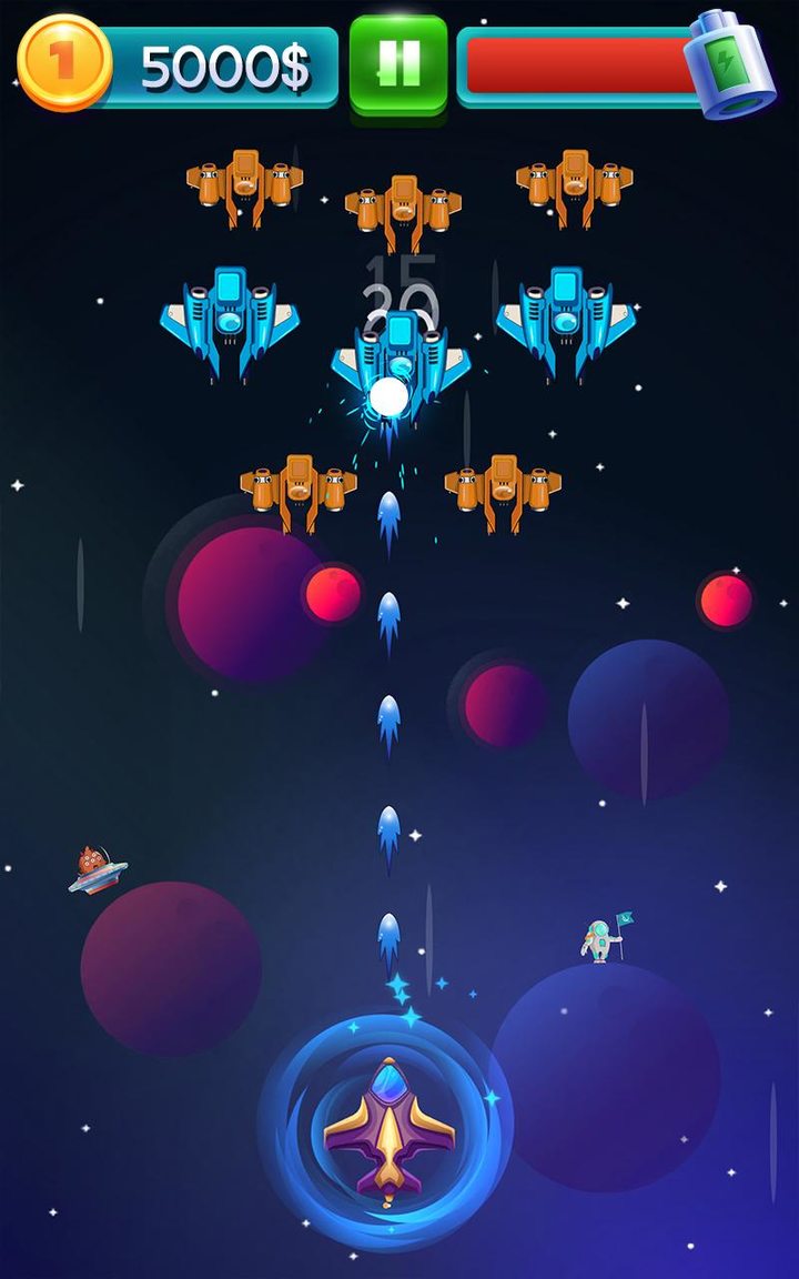 Galaxy Attack Survival Games screenshot image 2_Popularmodapk.com