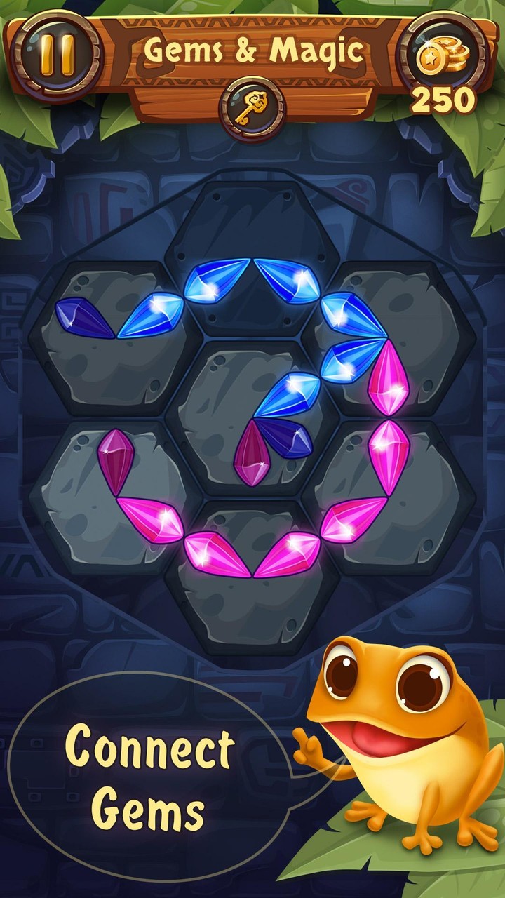 Gems & Magic adventure puzzle screenshot image 1_Popularmodapk.com