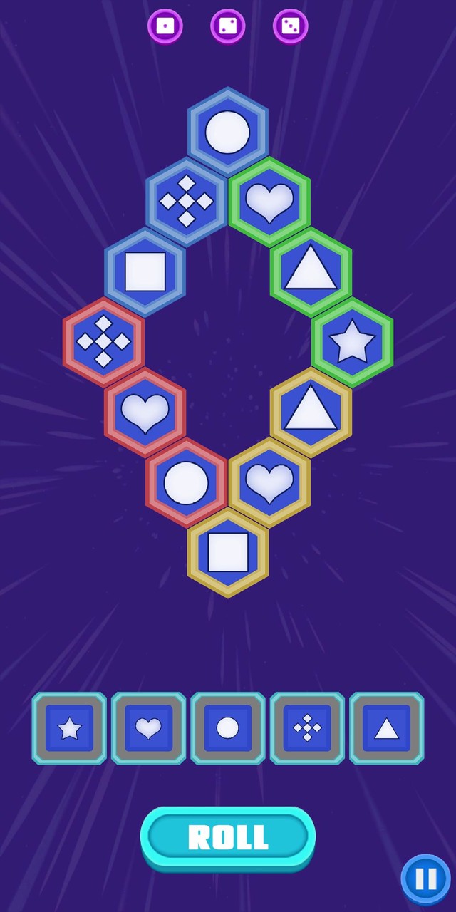 Hexa Dice - Hexagon Match Game screenshot image 4_Popularmodapk.com