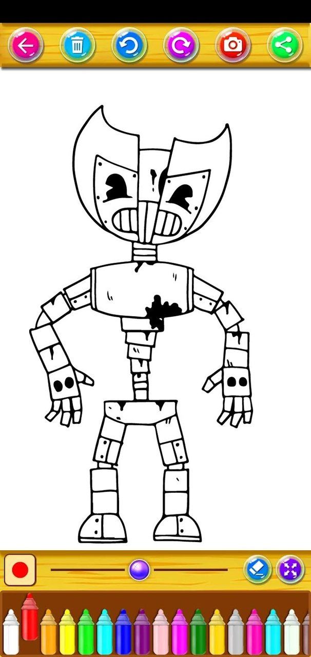 Bendy Coloring Book  Game screenshot image 1_Popularmodapk.com