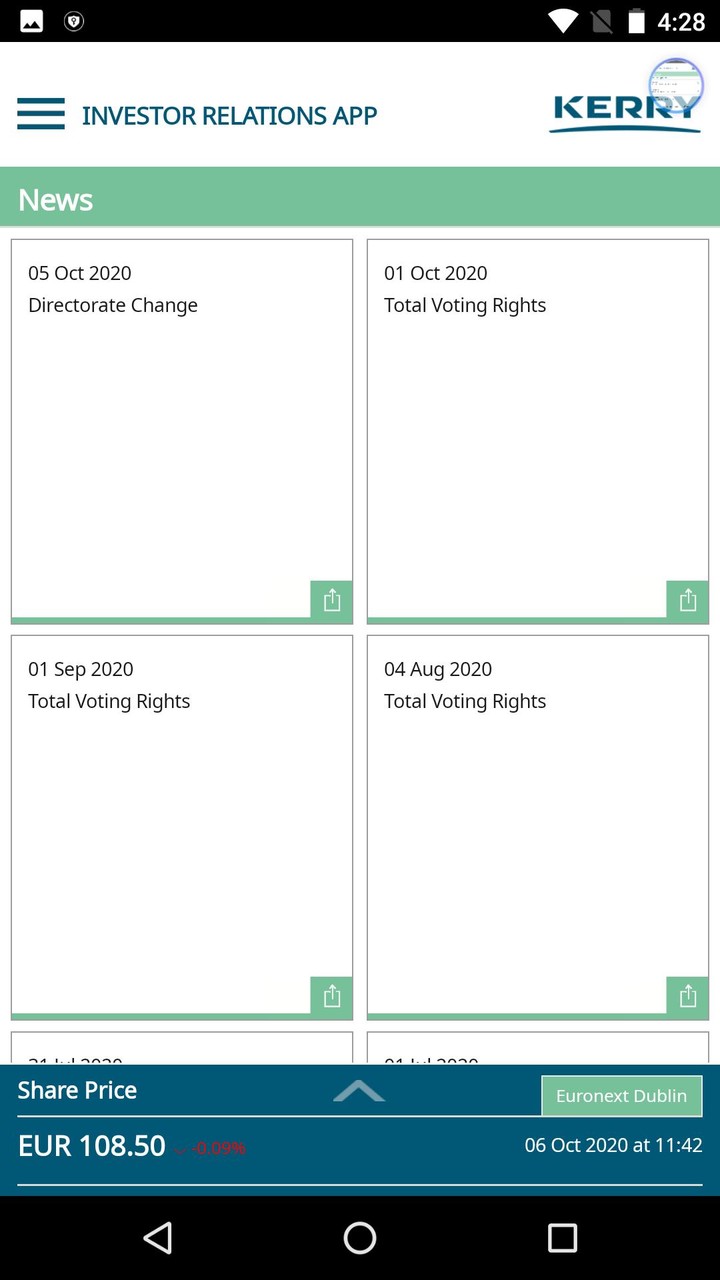 Kerry Group Investor Relations screenshot image 5_Popularmodapk.com