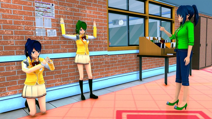 Anime High School Teacher Sim screenshot image 3_Popularmodapk.com