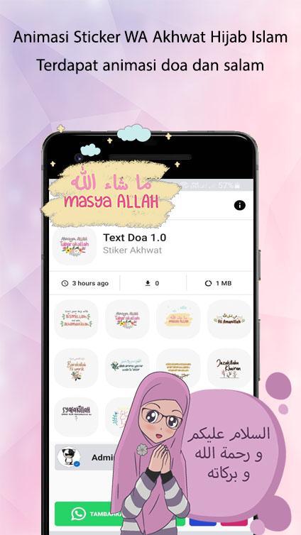 Animasi Sticker WA Akhwat Hija screenshot image 5_Popularmodapk.com