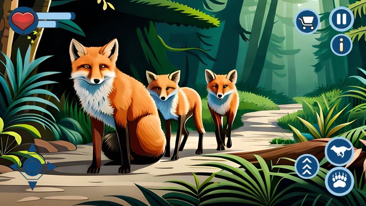 Fox Simulator Animal Hunt Game screenshot image 4_Popularmodapk.com