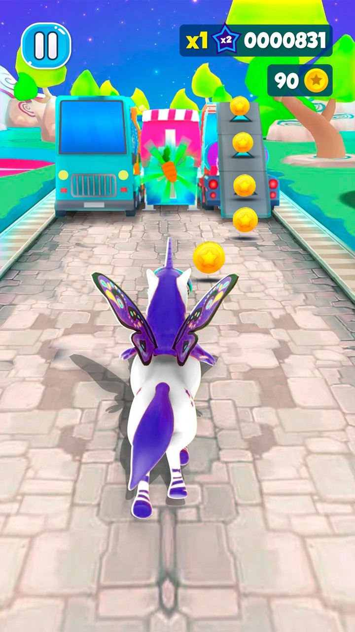 Unicorn Dash: Fun Runner 2 screenshot image 3_Popularmodapk.com