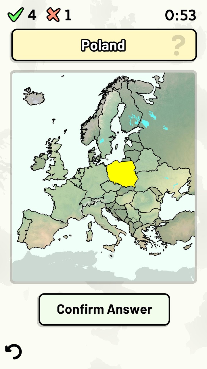 Countries of Europe Quiz screenshot image 1_Popularmodapk.com
