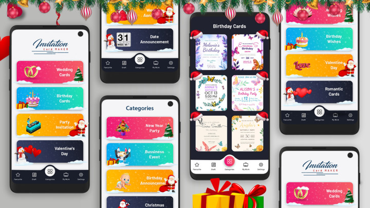 Party Invitation Cards Maker screenshot image 2_Popularmodapk.com