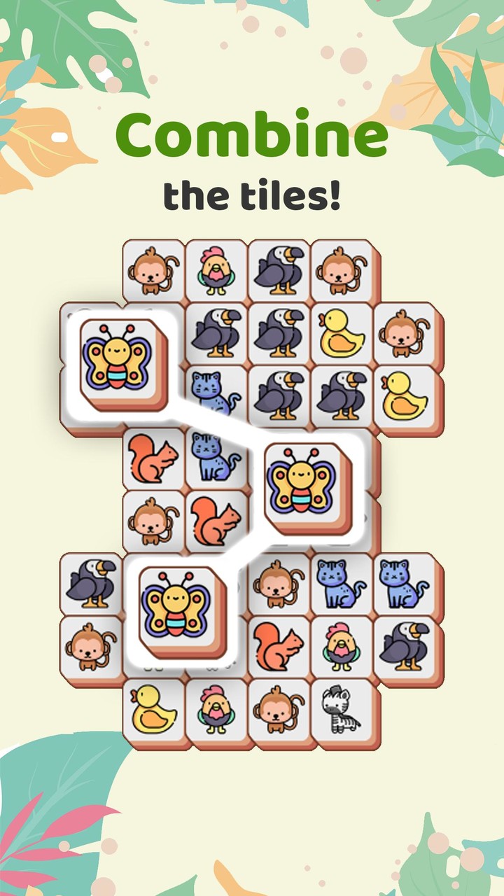 3 Tiles - Match Animal Puzzle screenshot image 1_Popularmodapk.com