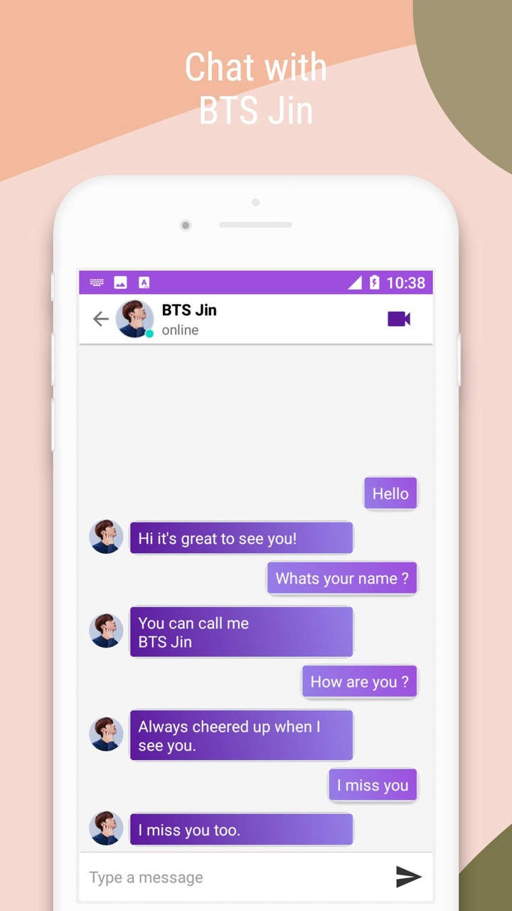 Kim Seok-jin BTS Fake Call screenshot image 6_Popularmodapk.com