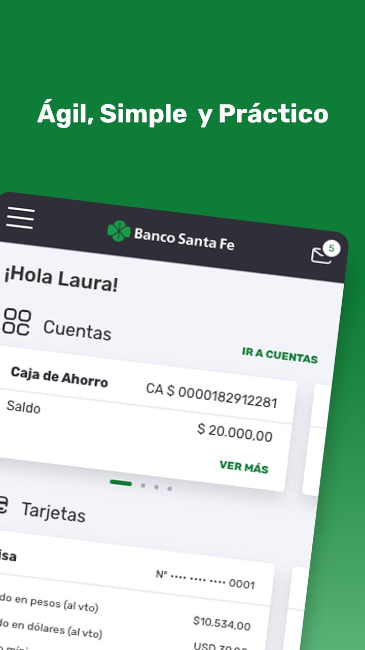 APP Banco Santa Fe screenshot image 2_Popularmodapk.com