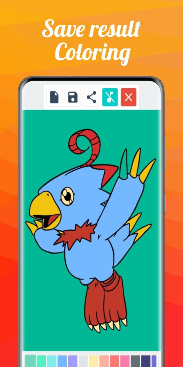 Digimons Kids Coloring Book screenshot image 5_Popularmodapk.com