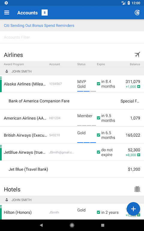 AwardWallet: Track Rewards screenshot image 11_Popularmodapk.com