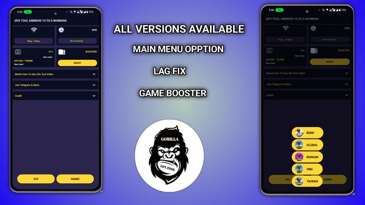 GFX TOOL -BGMI & PUBG screenshot image 1_Popularmodapk.com