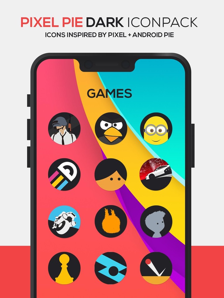 Pixel DARK Icon Pack screenshot image 16_Popularmodapk.com