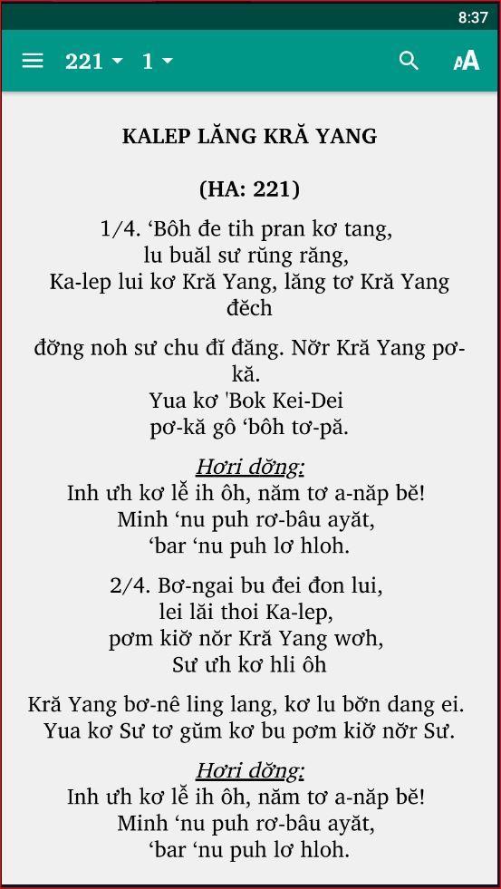 Thanh ca Bahnar screenshot image 1_Popularmodapk.com