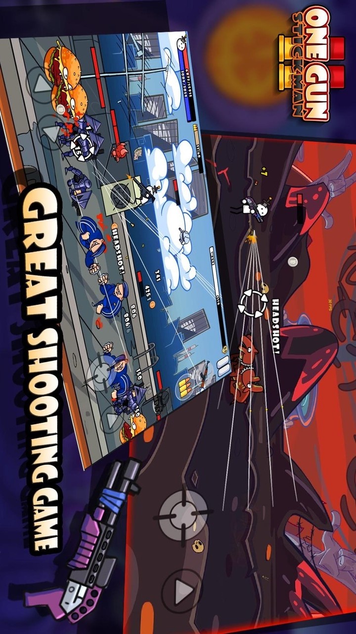 One Gun 2 Stickman rpg shooter gang(MOD) screenshot image 1_Popularmodapk.com