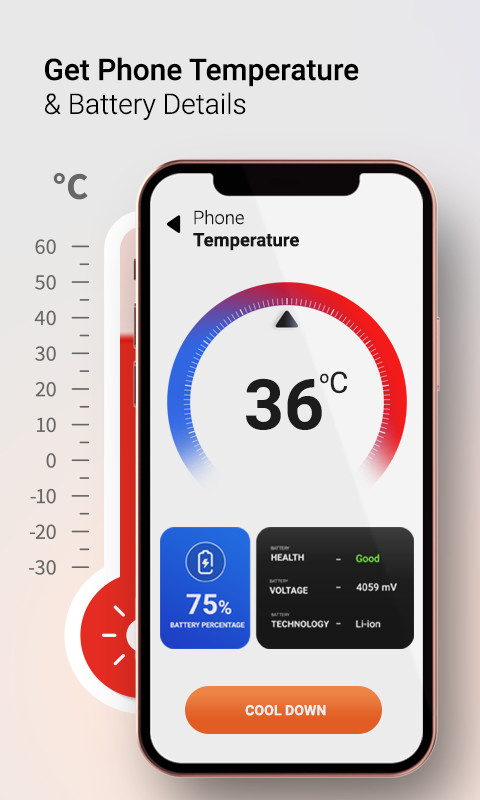 Temperature: Phone, Room, City screenshot image 2_Popularmodapk.com