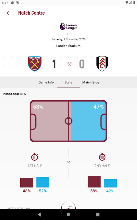 West Ham United screenshot image 9_Popularmodapk.com