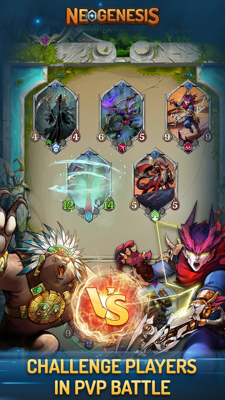 Neogenesis - Auto Combat TCG screenshot image 3_Popularmodapk.com