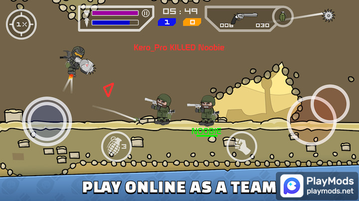 Mini Militia - Doodle Army 2<span>(Unlimited Ammo)</span> screenshot image 1_Popularmodapk.com