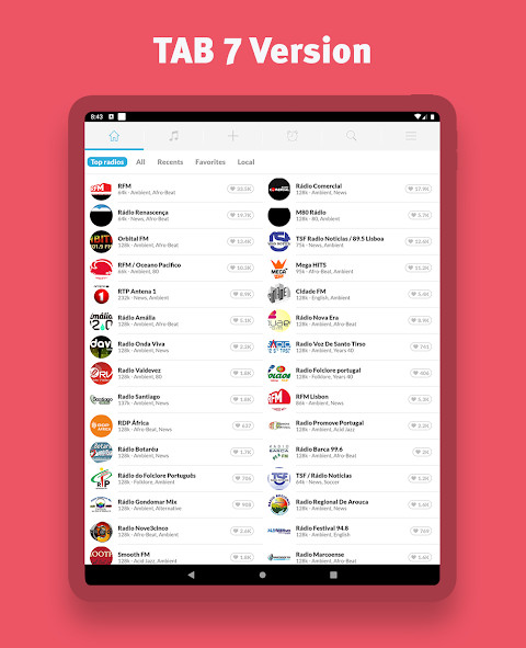 Radio Portugal FM screenshot image 1_Popularmodapk.com