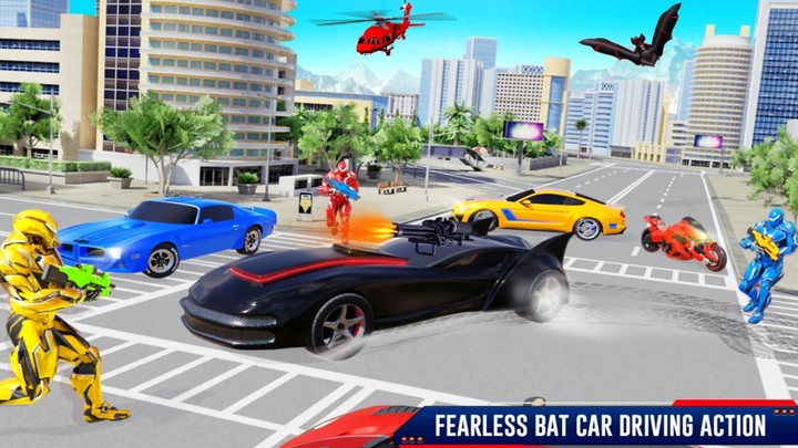 Bat Robot Car Transform Game screenshot image 5_Popularmodapk.com