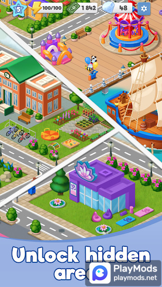 Riverside Merge<span>(Unlimited resources)</span> screenshot image 1_Popularmodapk.com