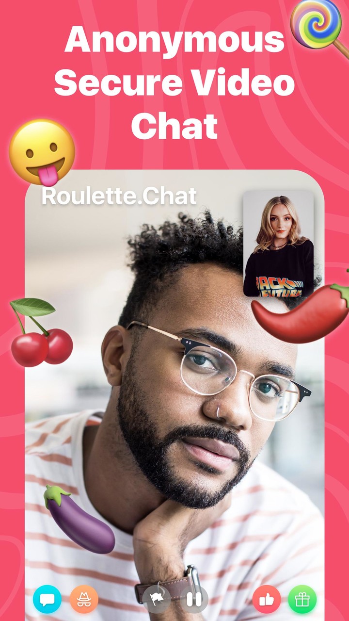 Roulette Chat Video Omegle Ome screenshot image 7_Popularmodapk.com