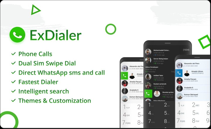 ExDialer - Phone Dialer App screenshot image 6_Popularmodapk.com