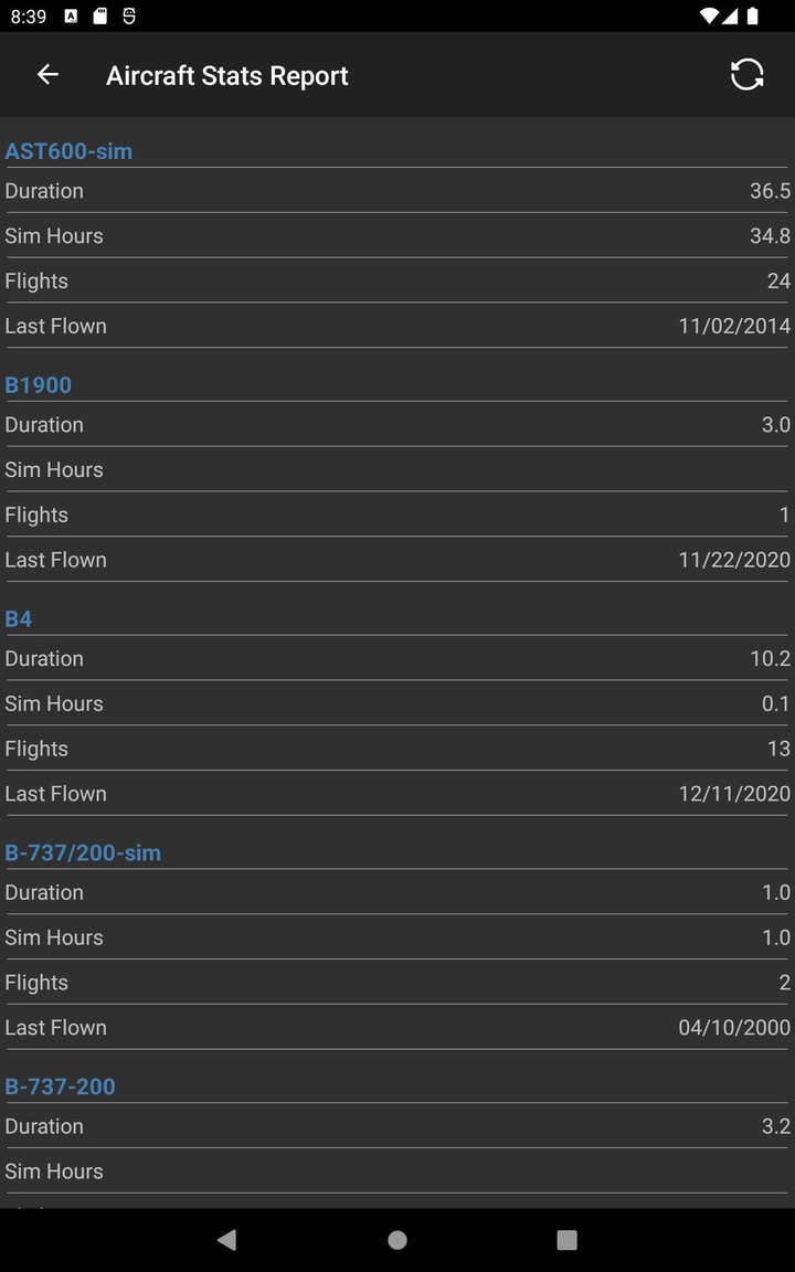 Logbook Pro Flight Log screenshot image 12_Popularmodapk.com
