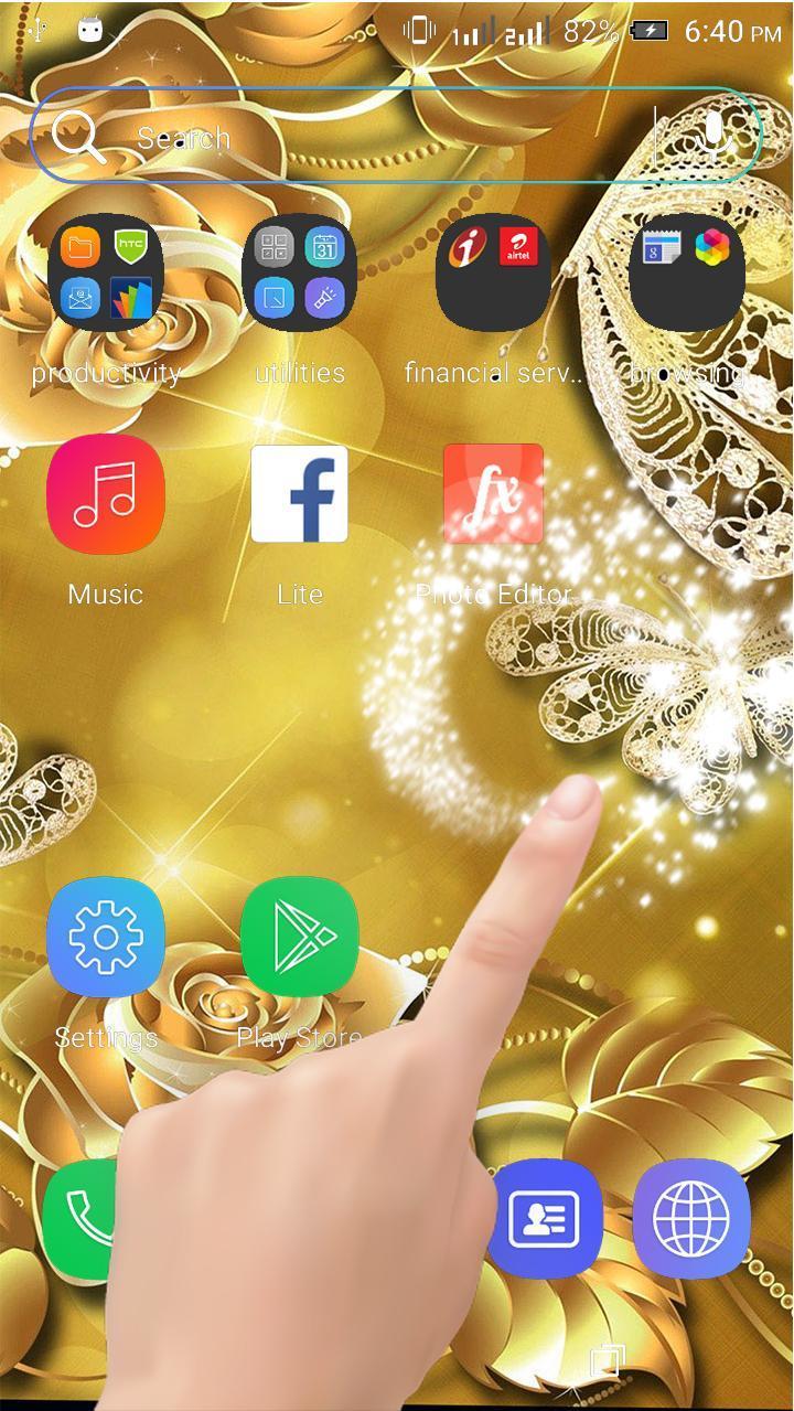 Golden Rose Particle LiveWallpaper screenshot image 17_Popularmodapk.com