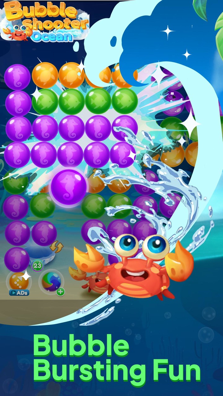 Ocean Bubble Shooter screenshot image 1_Popularmodapk.com