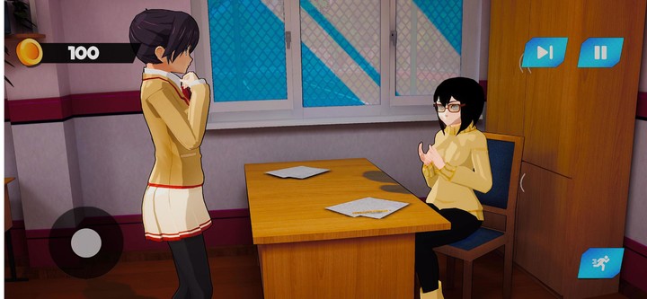Anime High School Yandere Life screenshot image 3_Popularmodapk.com
