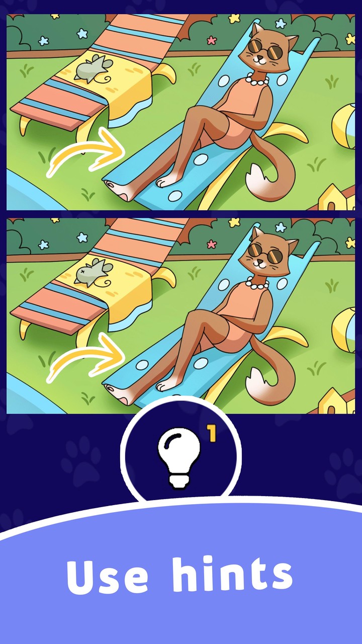 Find Differences: Cute Cats screenshot image 4_Popularmodapk.com