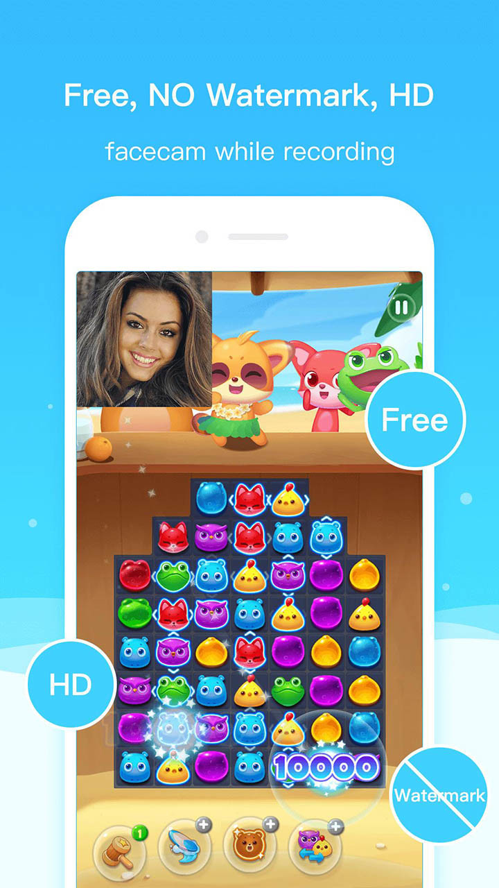 Super Screen Recorder–REC Video Record, Screenshot<span>(Pro Unlocked)</span> screenshot image 2_Popularmodapk.com