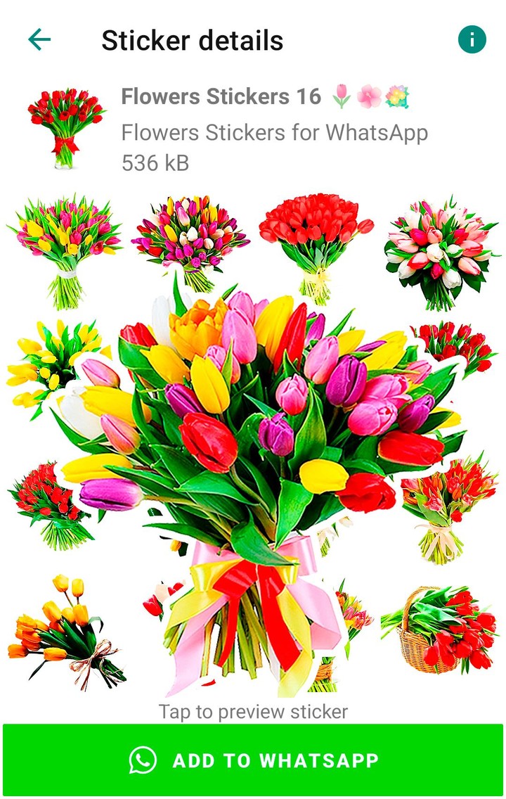 Flowers Stickers for WhatsApp screenshot image 11_Popularmodapk.com