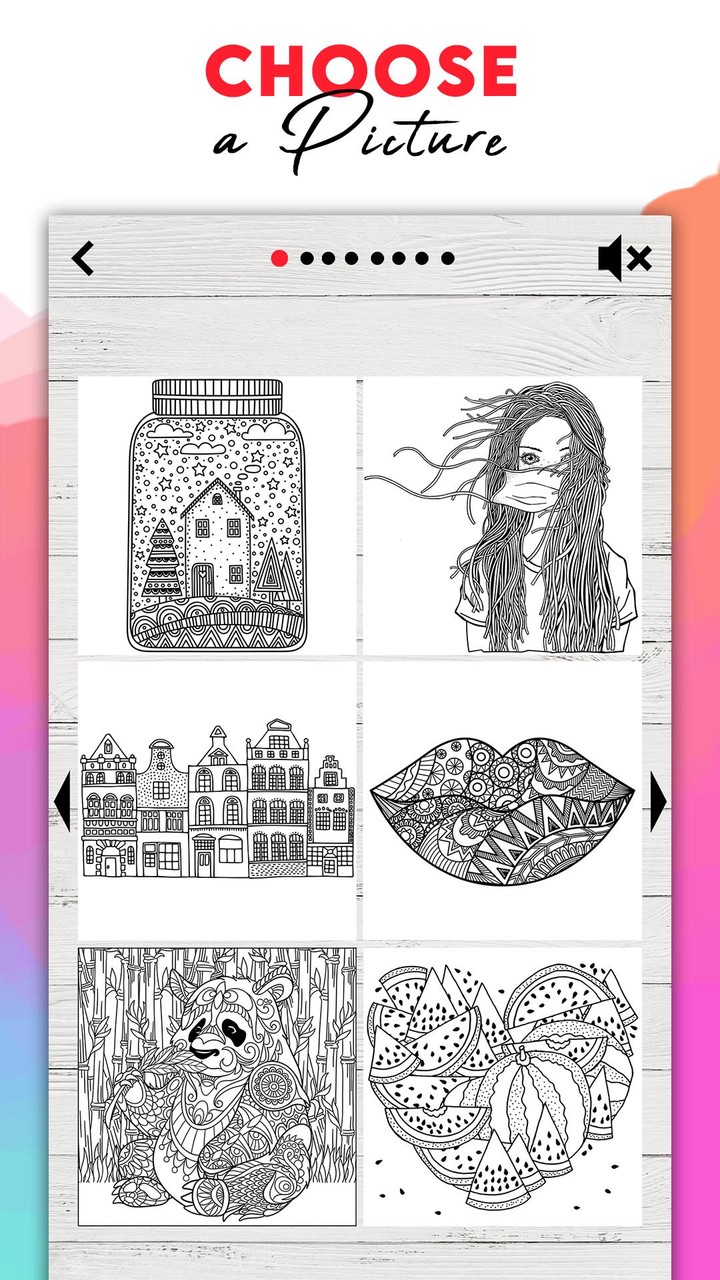 Coloring for adults offline screenshot image 3_Popularmodapk.com