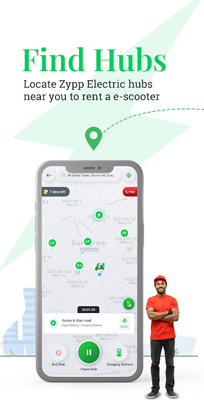 Zypp Electric Scooter Rentals screenshot image 8_Popularmodapk.com