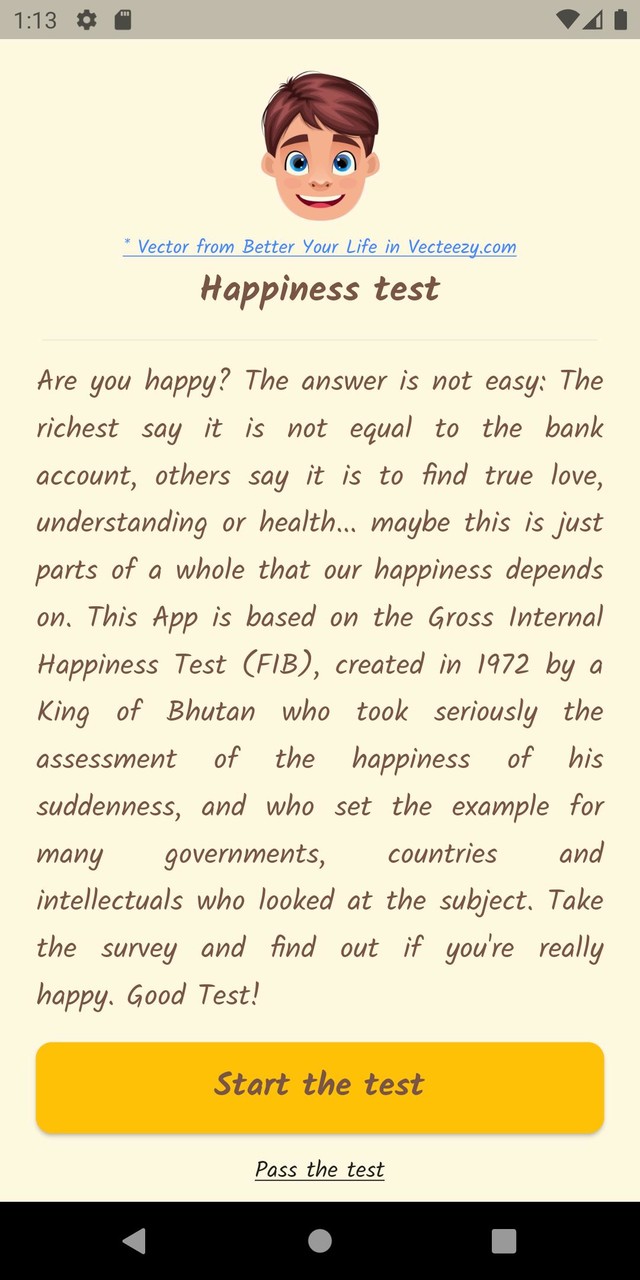 Happiness Test screenshot image 3_Popularmodapk.com