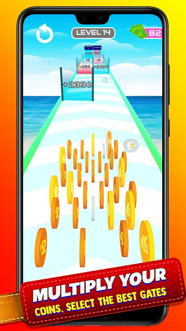 Money Roll Race Rich Master 3D screenshot image 3_Popularmodapk.com