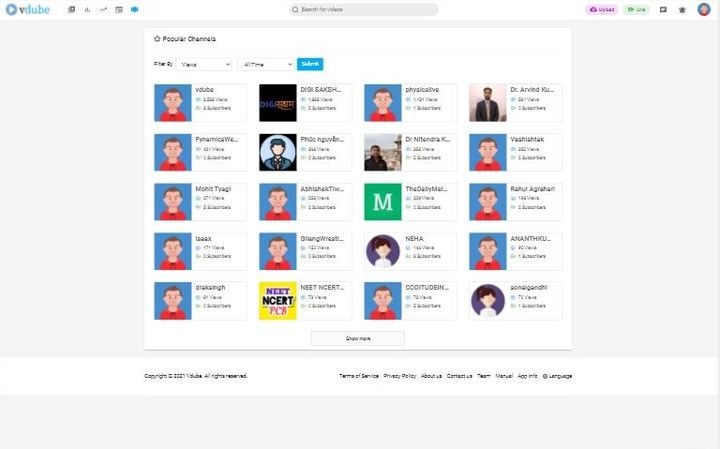 Vdube -Upload Video, Music, Stream, Go Live, Share screenshot image 21_Popularmodapk.com